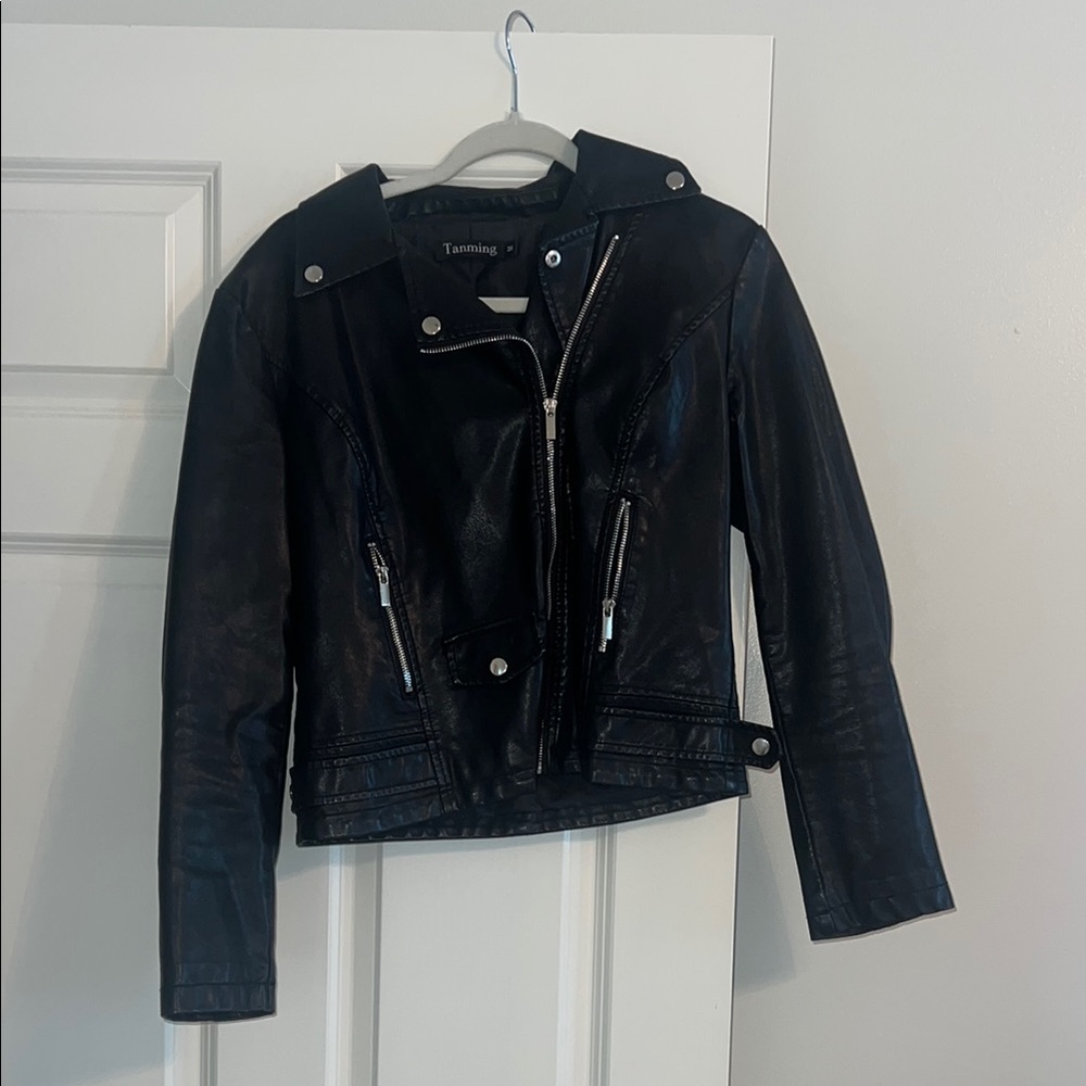 Black Leather Jacket for Women
